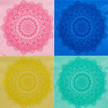 16 Mandala Paper Napkins