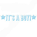 It's A Boy Letter Paper Banner