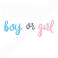7ft Boy Or Girl Paper Banner