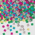 Age 18 Multi Colour Metallic Confetti