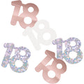 Age 18 Rose Gold Glitz Foil Confetti