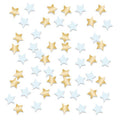 Arctic Blue & Gold Stars Confetti