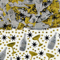 Black, Gold & Silver Champagne Confetti
