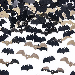 Black & Gold Bats Confetti