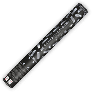 Metallic Silver Confetti Cannon