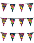 6m Jumbo 80s Party Bunting