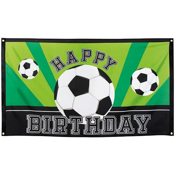 Giant Happy Birthday Football Flag