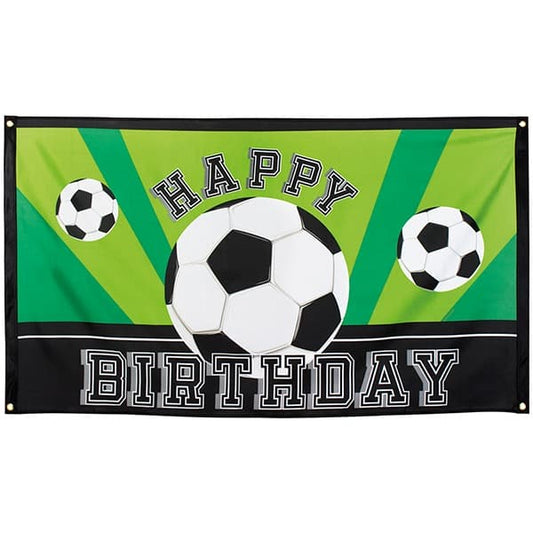 Giant Happy Birthday Football Flag