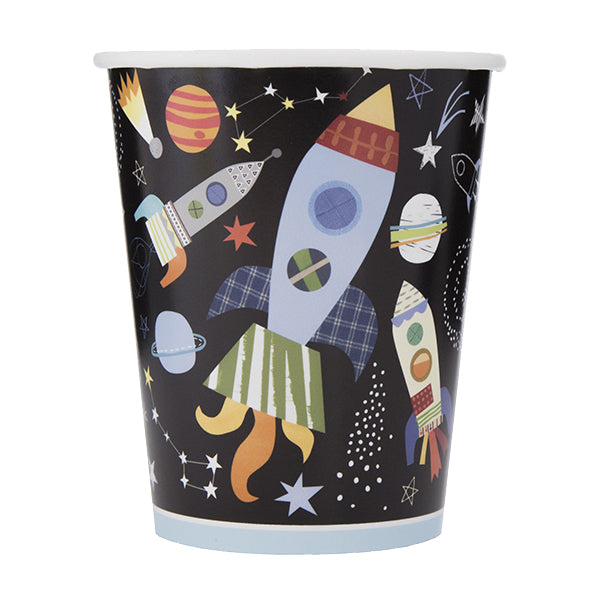 8 Outer Space Paper Cups