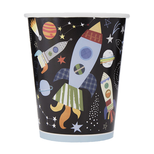 8 Outer Space Paper Cups