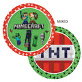 8 Minecraft Party Paper Plates