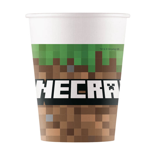 8 Minecraft Paper Cups