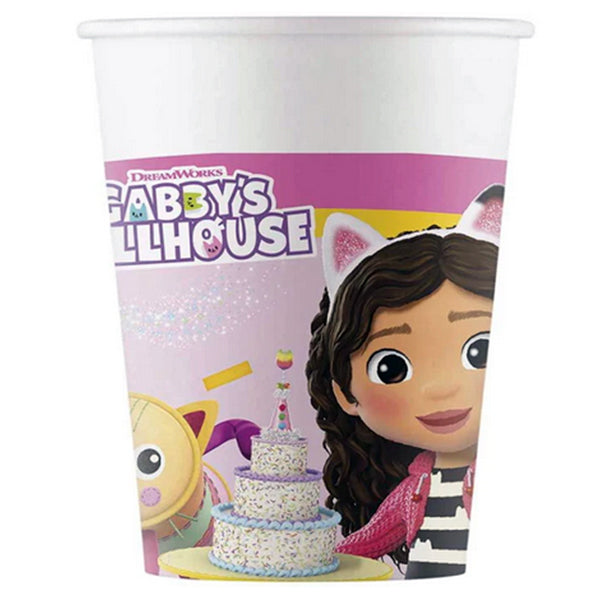 8 Gabby’s Dollhouse Paper Cups
