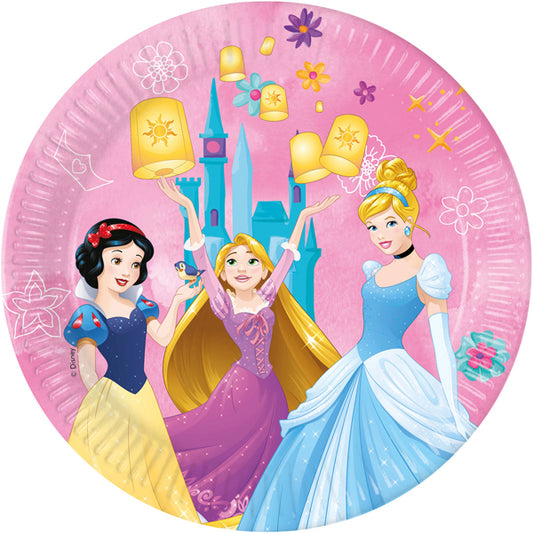 8 Disney Princess Paper Plates
