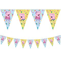 Peppa Pig Messy Play Triangle Flag Banner
