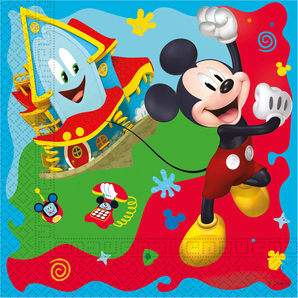 20 Mickey Mouse Rock The House Paper Napkins