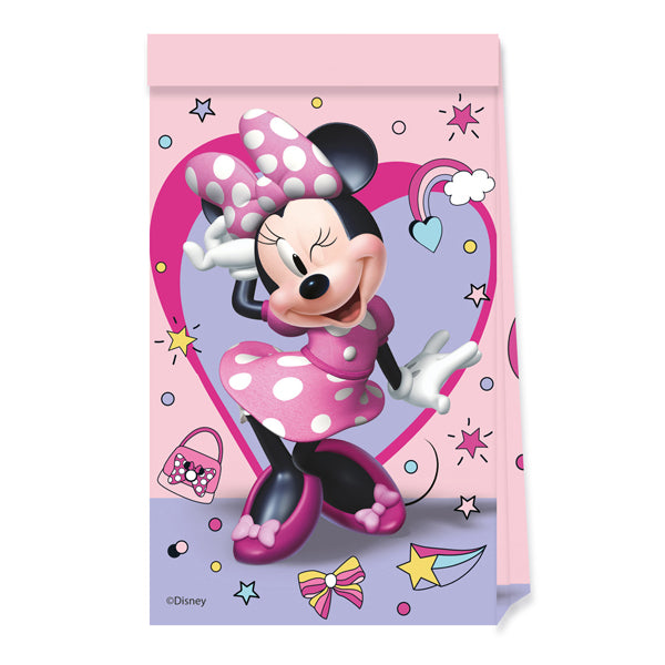 4 Minnie Mouse Junior Paper Party Bags