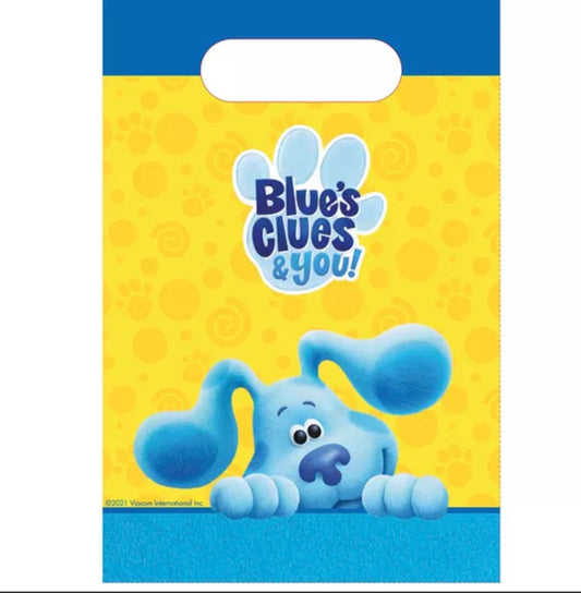 8 Blue's Clues Paper Party Bags