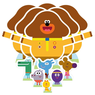 12 Hey Duggee Table Top Cardboard Cutouts