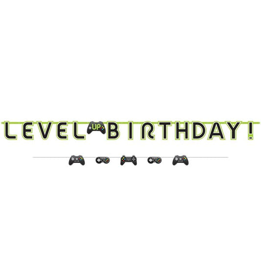 Level Up Birthday Jumbo Banner Kit