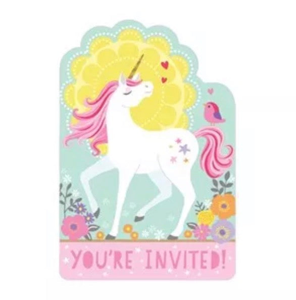 8 Magical Unicorn Party Invites