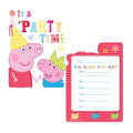 6 Peppa Pig Party Invites
