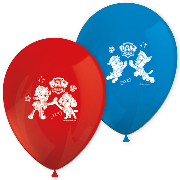 8 11" Paw Patrol Ready For Action Printed Latex Balloons