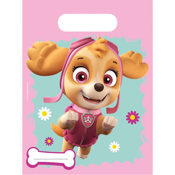 6 Paw Patrol Skye & Everest Paper Party Bags