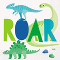 16 Blue & Green Dinosaur Party Napkins