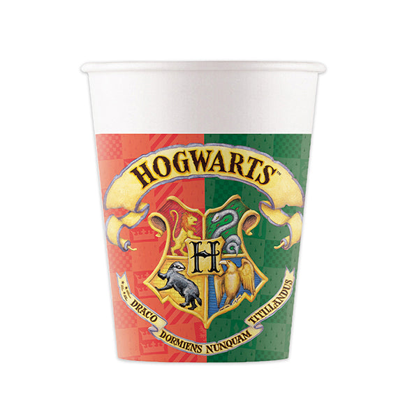 8 Harry Potter Hogwarts House Party Paper Cups