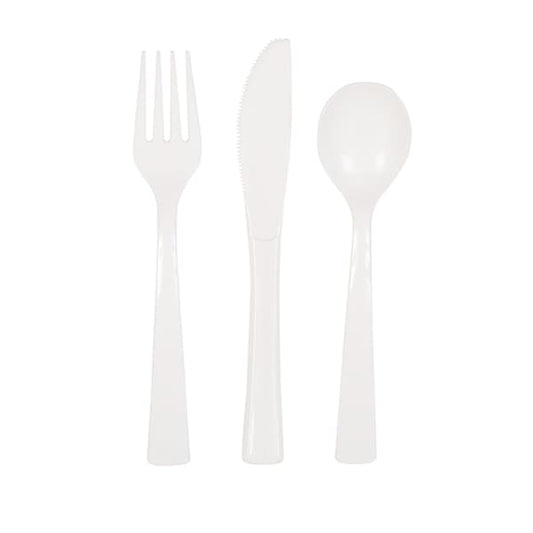 Assorted Cutlery 18pk (16 Colours)