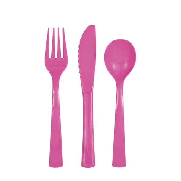 Assorted Cutlery 18pk (16 Colours)
