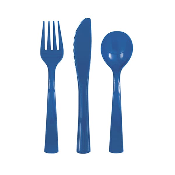 Assorted Cutlery 18pk (16 Colours)