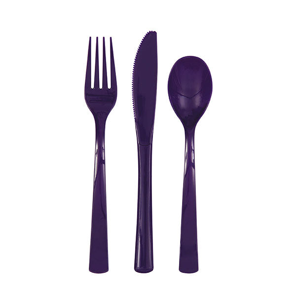 Assorted Cutlery 18pk (16 Colours)
