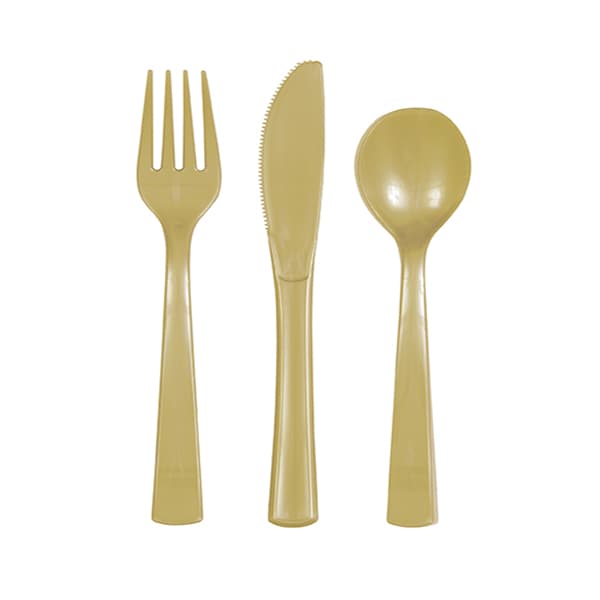 Assorted Cutlery 18pk (16 Colours)
