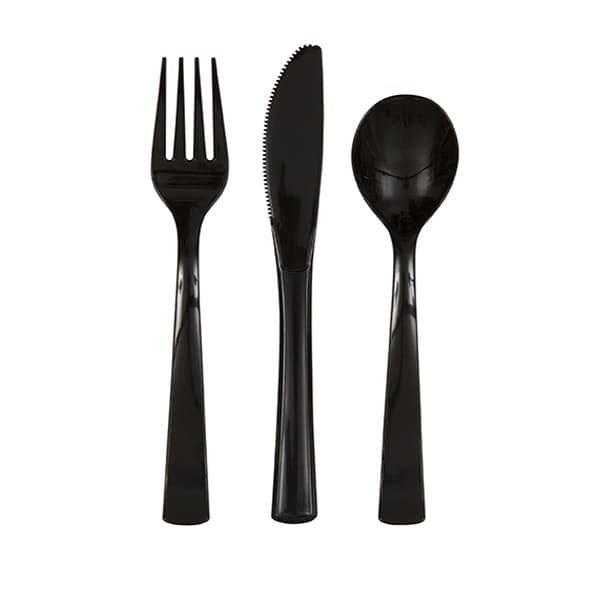 Assorted Cutlery 18pk (16 Colours)