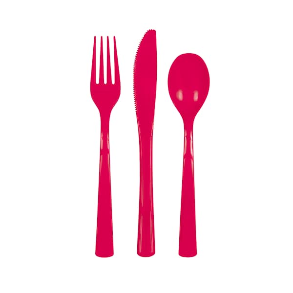 Assorted Cutlery 18pk (16 Colours)
