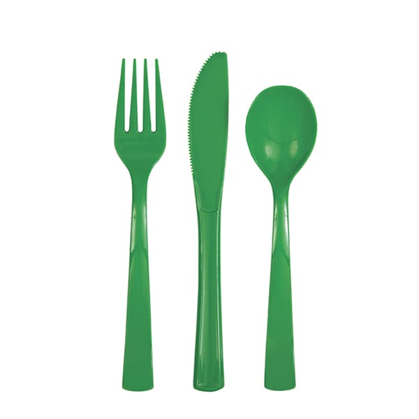 Assorted Cutlery 18pk (16 Colours)