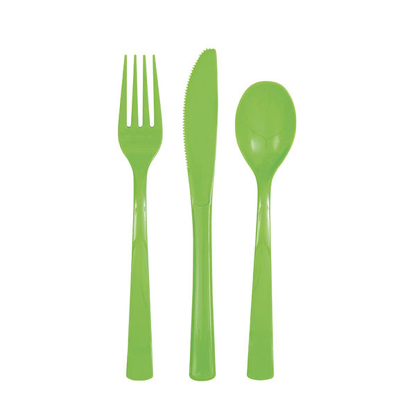 Assorted Cutlery 18pk (16 Colours)