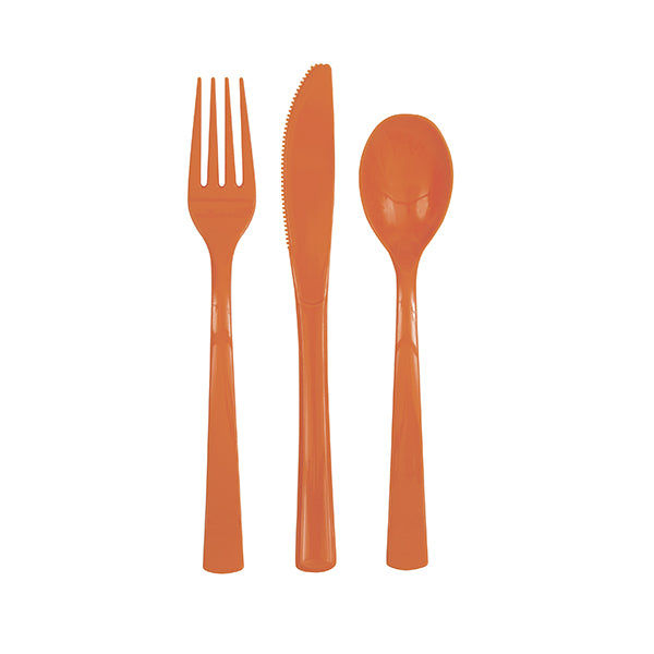 Assorted Cutlery 18pk (16 Colours)