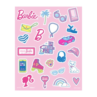 4 Sheets Of Barbie Style Stickers