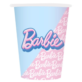 8 Barbie Style Paper Cups