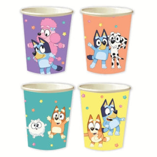 8 Bluey Party Paper Cups