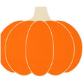 20 Orange Pumpkin Shaped Paper Napkins