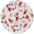 6 Elf Paper Plates