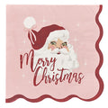 16 Vintage Santa Paper Napkins