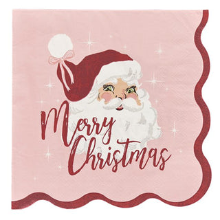 16 Vintage Santa Paper Napkins