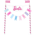 Barbie Style Bunting Cake Topper