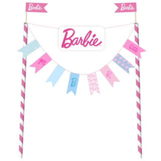 Barbie Style Bunting Cake Topper