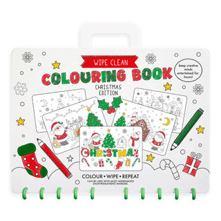 Christmas Wipe Clean Colouring Book